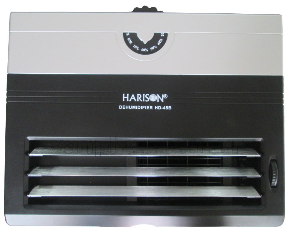 Nút điều khiển và cửa thổi gió của máy hút ẩm Harison HD-45B